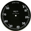 Chronometric Dial HRD Vincent Tachometer 500-8000 RPM